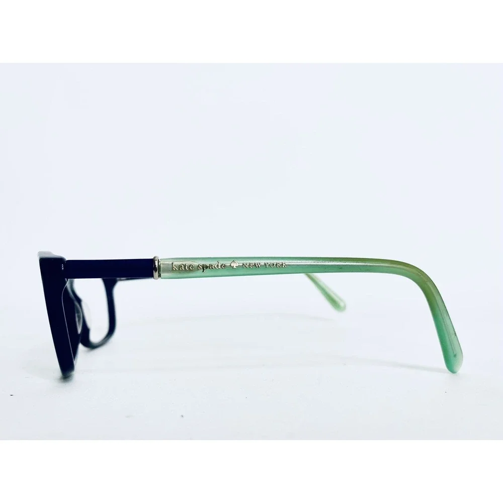 Kate Spade Blue Cat Eye Glasses Green Templew Catrina 0ERK 53 15 135